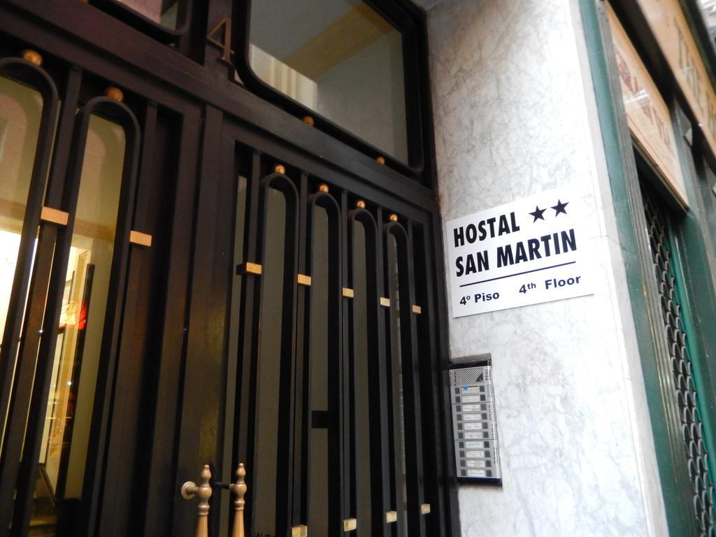 Hostal San Martin Madri Exterior foto
